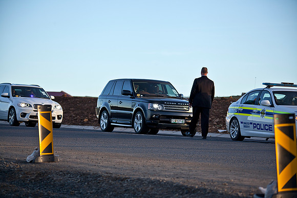 V.I.P guest arrive at Nelson Mandela's funeral, Qunu, Eastern Cape, 15.12.13.