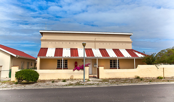 Robben Island building, used for prison guards and their families, up until the prison closed 1991